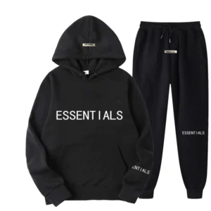 Essentials Black Tracksuit​