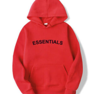 Red Essentials Hoodie