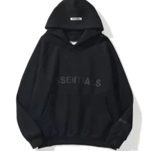 Black Essentials Hoodie